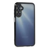 Newface Samsung Galaxy A35 5G Kılıf Razer Lensli Silikon - Siyah