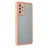 Newface Samsung Galaxy A52 Montreal Silikon Kapak Pembe Cep Telefonu Kılıfı