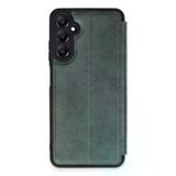Newface Samsung Galaxy A55 5G Kılıf Flip Cover - Koyu Yeşil