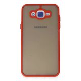 Newface Samsung Galaxy J7 Montreal Silikon Kapak Kırmızı Cep Telefonu Kılıfı