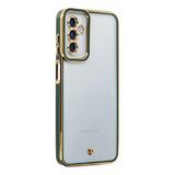 Newface Samsung Galaxy M23 Kılıf Liva Lens Silikon - Yeşil