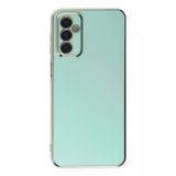 Newface Samsung Galaxy M23 Kılıf Volet Silikon - Açık Yeşil