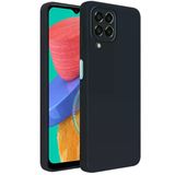 Newface Samsung Galaxy M33 First Silikon Siyah Cep Telefonu Kılıfı