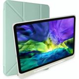 Newface Samsung Galaxy P610 Tab S6 Lite 10.4 Kılıf Kalemlikli Mars Tablet Kılıfı - Açık Yeşil Drstr