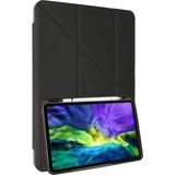Newface Samsung Galaxy P610 Tab S6 Lite 10.4 Kılıf Kalemlikli Mars Tablet Kılıfı - Koyu Gri Sptgl