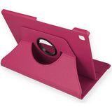Newface Samsung Galaxy P610 Tab S6 Lite 10.4 Pembe 360 Tablet Deri Kılıf