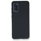 Newface Samsung Galaxy S20 Nano İçi Kadife Silikon Lacivert Cep Telefonu Kılıfı