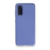 Newface Samsung Galaxy S20 Nano İçi Kadife Silikon Lila Cep Telefonu Kılıfı