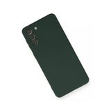 Newface Samsung Galaxy S21 Plus Kılıf Nano İçi Kadife Silikon - Koyu Yeşil