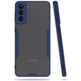 Newface Samsung Galaxy S21 Plus Platin Silikon Lacivert Cep Telefonu Kılıfı