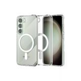 Newface Samsung Galaxy S23 Plus Magneticsafe Şeffaf Silikon - Şeffaf Kılıf