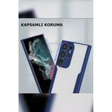 Newface Samsung Galaxy S23 Plus Platin Silikon - Lacivert Kılıf