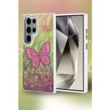 Newface Samsung Galaxy S23 Ultra Kılıf Blade Aynalı Desenli Kapak - Desen 2