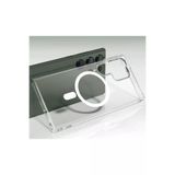 Newface Samsung Galaxy S23 Ultra Magneticsafe Şeffaf Silikon - Şeffaf Kılıf
