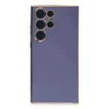 Newface Samsung Galaxy S23 Ultra Volet Silikon - Mavi Kılıf
