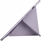 Newface Samsung Galaxy X610 Tab S9 Fe Plus 12.4 Kılıf Kalemlikli Mars Tablet Kılıfı - Açık Mor