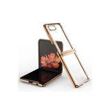 Newface Samsung Galaxy Z Flip 4 Kılıf Fold Element Kapak - Gold