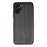 Newface Samsung İle Uyumlu Galaxy A05 Kılıf Flip Cover - Siyah
