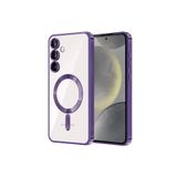Newface Samsung İle Uyumlu Galaxy S23 Plus Kılıf Kross Magneticsafe Kapak - Mor
