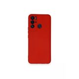 Newface Tecno Pova Neo Kılıf Nano içi Kadife Silikon - Kırmızı