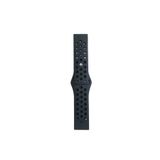 Newface Watch 22 mm Siyah Füme Spor Delikli Kordon