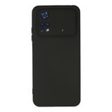 Newface Xiaomi İle Uyumlu Poco M4 Pro 4G Kılıf Nano içi Kadife Silikon - Siyah