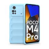 Newface Xiaomi İle Uyumlu Poco M4 Pro 4G Kılıf Optimum Silikon - Sky Blue