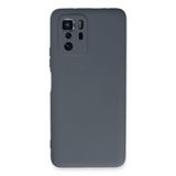 Newface Xiaomi İle Uyumlu Poco X3 GT Kılıf Nano içi Kadife Silikon - Gri