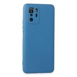 Newface Xiaomi İle Uyumlu Poco X3 GT Kılıf Nano içi Kadife Silikon - Mavi