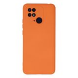 Newface Xiaomi İle Uyumlu Redmi 10C Kılıf Nano içi Kadife Silikon - Turuncu