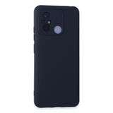 Newface Xiaomi İle Uyumlu Redmi 12C Kılıf Nano içi Kadife Silikon - Lacivert