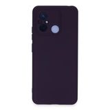 Newface Xiaomi İle Uyumlu Redmi 12C Kılıf Nano içi Kadife Silikon - Mor