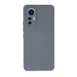 Newface Xiaomi Mi 12 Lite Nano İçi Kadife Silikon Gri Cep Telefonu Kılıfı