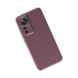 Newface Xiaomi Mi 12T Pro Volet Silikon Mor Kılıf