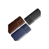 Newface Xiaomi Poco F3 Kılıf Auto Focus Karbon Kapak - Kahverengi