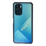 Newface Xiaomi Poco F3 Kılıf Miami Şeffaf Silikon - Lacivert