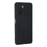 Newface Xiaomi Poco F3 Kılıf Nano içi Kadife Silikon - Lacivert