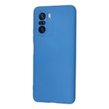 Newface Xiaomi Poco F3 Kılıf Nano İçi Kadife Silikon - Mavi