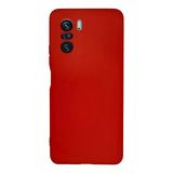 Newface Xiaomi Poco F3 Nano içi Kadife Silikon Kırmızı Cep Telefonu Kılıfı