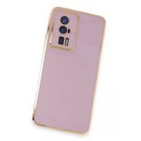 Newface Xiaomi Poco F5 Pro Kılıf Volet Silikon - Mor