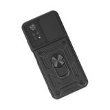Newface Xiaomi Poco M4 Pro 4G Pars Lens Yüzüklü Silikon Siyah Kılıf