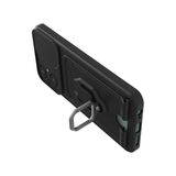 Newface Xiaomi Poco M5 Zuma Kartvizitli Yüzüklü Silikon Siyah Kılıf