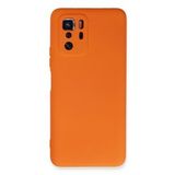 Newface Xiaomi Poco X3 GT Kılıf Nano içi Kadife Silikon - Turuncu