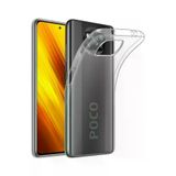 Newface Xiaomi Pocophone X3 Lüx Şeffaf Silikon Cep Telefonu Kılıfı