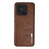 Newface Xiaomi Redmi 10c Kılıf Loop Deri Silikon - Kahverengi