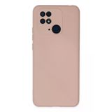 Newface Xiaomi Redmi 10C Kılıf Nano İçi Kadife Silikon - Pudra