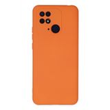 Newface Xiaomi Redmi 10c Kılıf Nano İçi Kadife Silikon - Turuncu