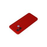 Newface Xiaomi Redmi 12C Kılıf Nano içi Kadife Silikon - Kırmızı