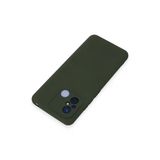 Newface Xiaomi Redmi 12C Kılıf Nano içi Kadife Silikon - Koyu Yeşil