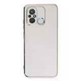 Newface Xiaomi Redmi 12C Kılıf Volet Silikon - Beyaz
